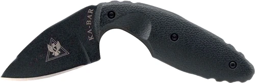 Ka-Bar TDI Knife 2.3125" Plain Edge Drop Point with Sheath - Black