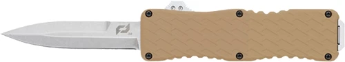 Schrade Uproar 3" D2 Bayonet Point Double Action OTF Knife - FDE/Stainless