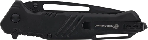 Smith & Wesson Extreme Ops 3" Tanto Knife with Glass Breaker - Black/Black