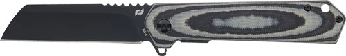 Schrade Lateral 3.25" AUS-10 Folding Knife - Black/Grey Laminate