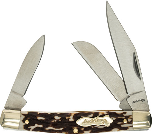Uncle Henry Next Gen Rancher 3-Blade Pocket Knife - Staglon