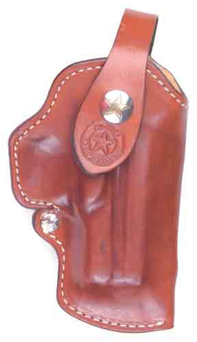 Bond Arms Leather Belt Loop Holster, Snake Slayer IV, Right Hand, Tan