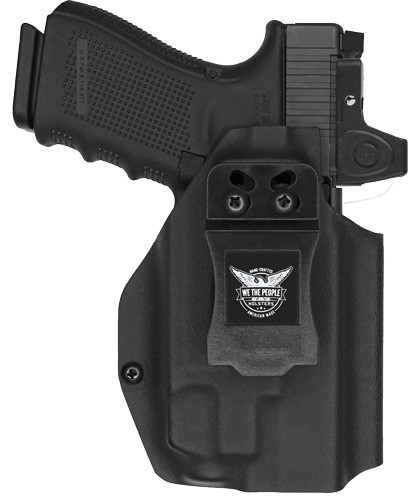 We The People Kydex IWB Holster, Glock 19/19X MOS, Right Hand, Black