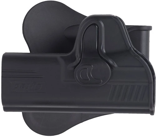 Bulldog RR Polymer Paddle Holster, Glock 19/23/32 Gen 1-4, Right Hand