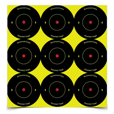 Birchwood Casey Shoot-N-C 2 inch bullseye targets, 108 pack