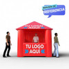 kiosko inflable Rojo Referencia