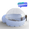 burbuja inflable gigante glamping