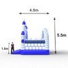 Castillo inflable de hielo para exteriores