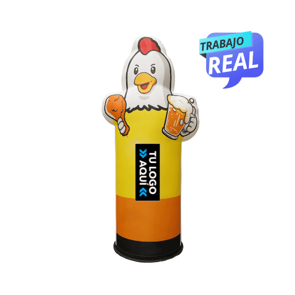 Pollo inflable personalizado para eventos