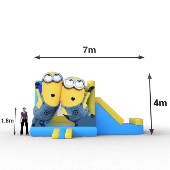 Combo Inflable Minions | 7 X 4 X 4 metros.