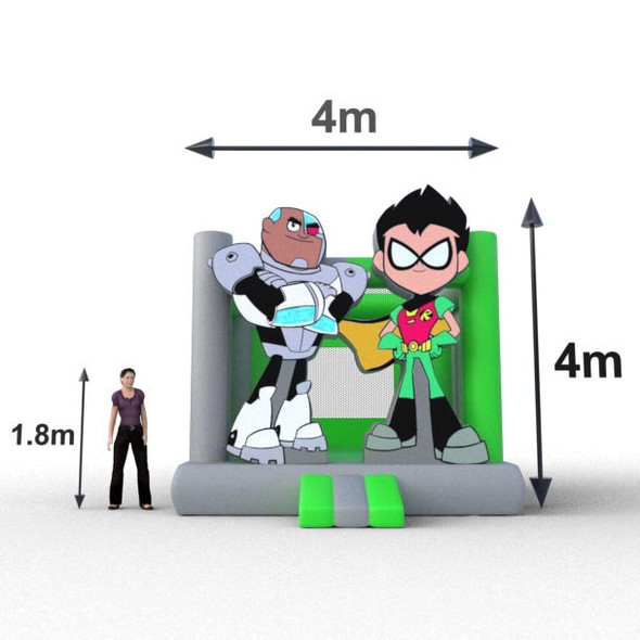 Saltarín Colchón Frontal Teens Titans Go