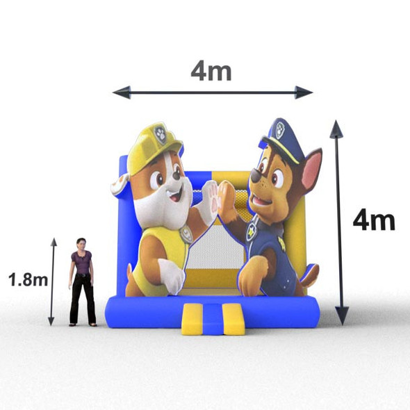 Saltarín Colchón Frontal Paw Patrol