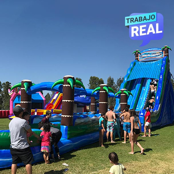 eslizador Inflable Trueno Tropical