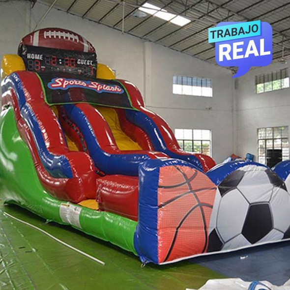 Deslizador inflable Deportivo inflable comercial