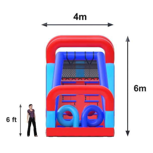 Mega Desafío Guerreros Inflable