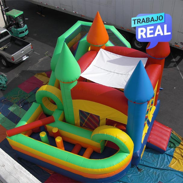 Combo Slide Obstacle Twist para eventos en el exterior