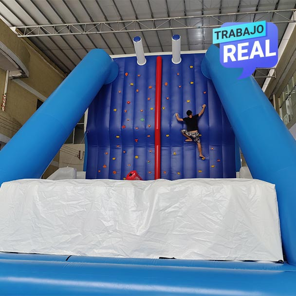 Escalador inflable resistente  patra eventos al aíre libre