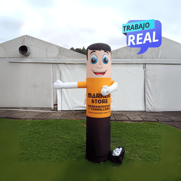 Inflable promocional llamador estándar