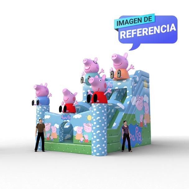 Deslizador 5 Muñecos Peppa Pig