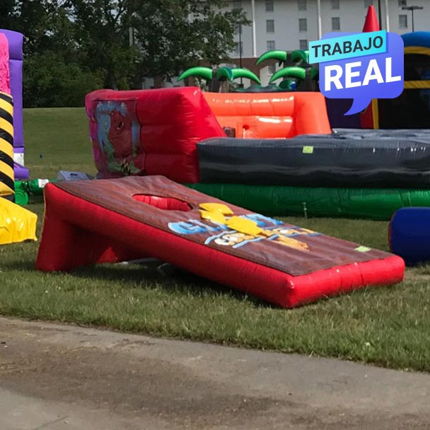 Agujero de Maíz inflable para actividades comerciales