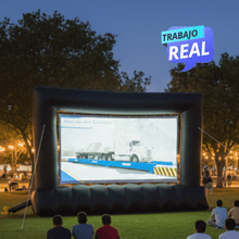 Pantalla Inflable con Pedestal
