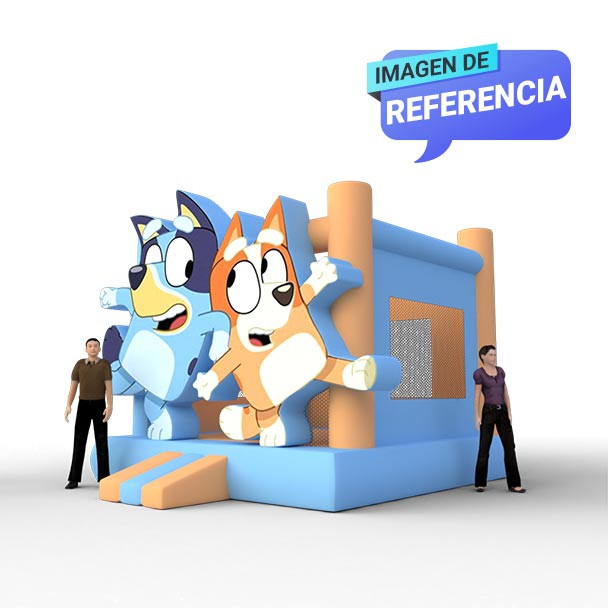 Saltarín Colchón frontal Bluey