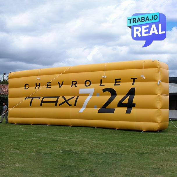 Logo Caja Inflable con Motor Aeroinflables | 1 a 8 metros