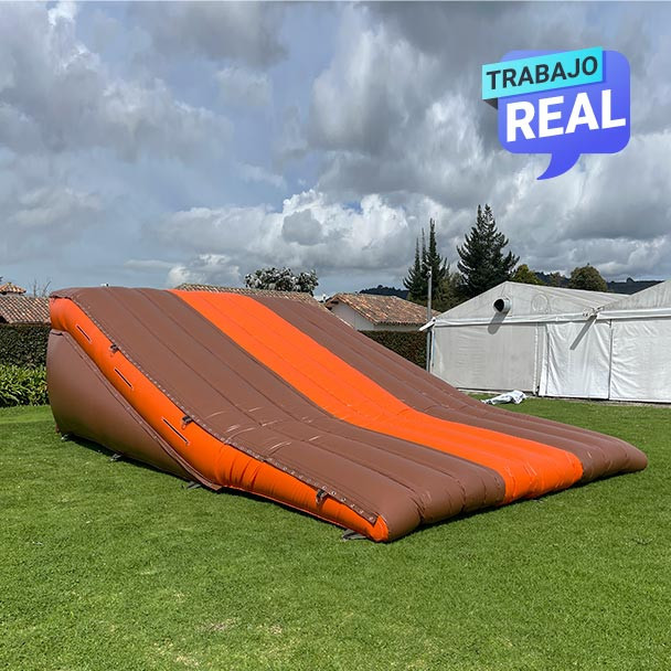 Landing air bag Naranja