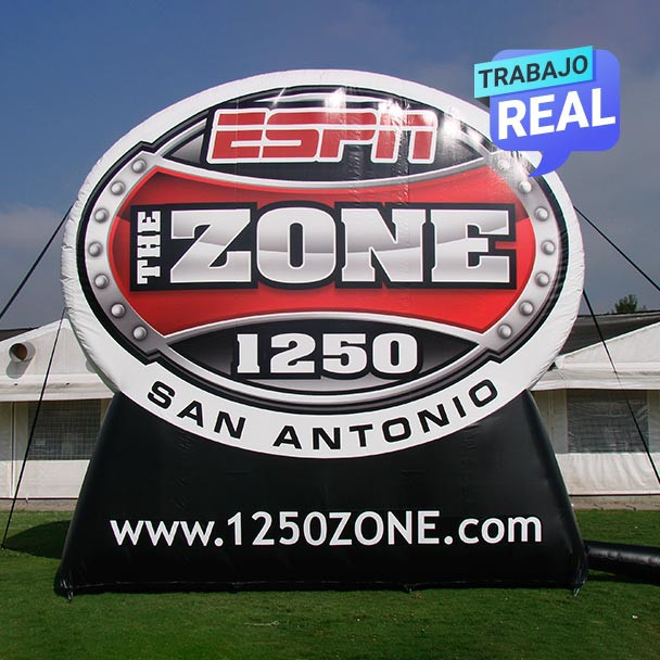 Productos inflables publicitarios ESPN Medellín