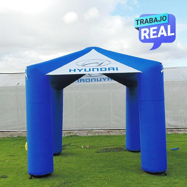 Carpas Inflables Publicitarias Hyunday Bogotá