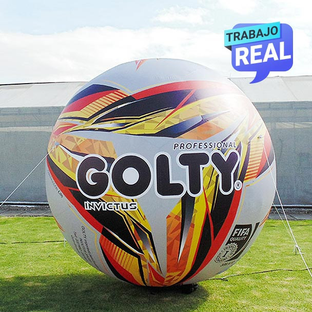 esferas inflables Golty Medellín