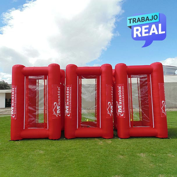 cabina de aire para sorteo colombia Mansión Bogotá