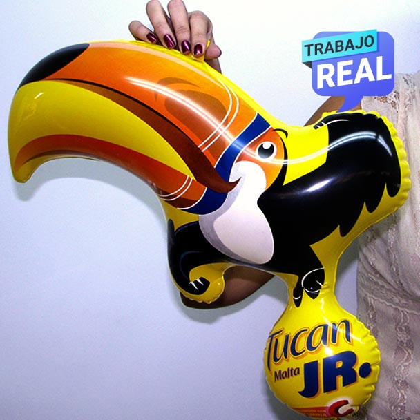 Burbuja Silueteada sellada Inflable Tucan Medellín