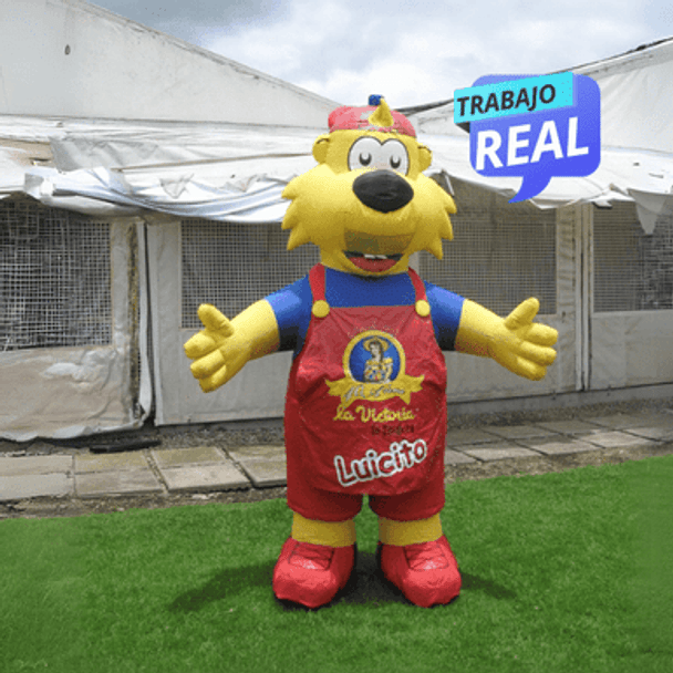 animales inflables Amarrillo