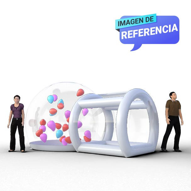Bubble House inflable con colchón