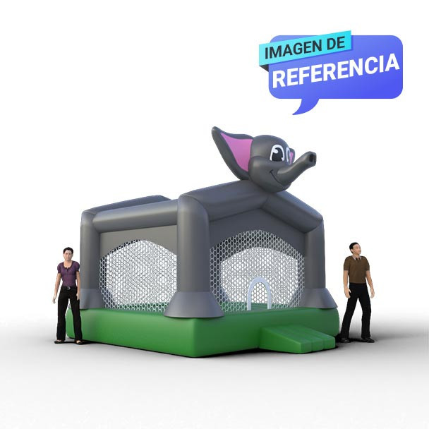 Elefante saltarín inflable para eventos infantiles