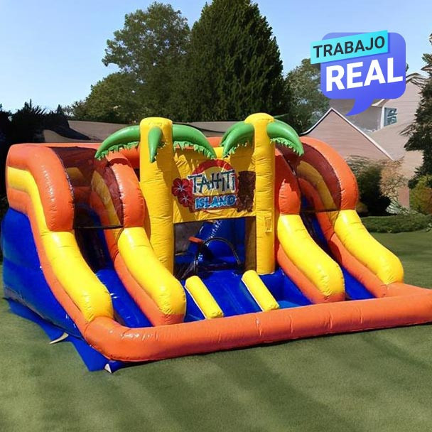 Deslizador  inflable Tahiti  para exterior