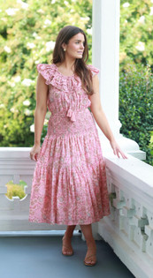 Penelope Blush Midi Dress Penelope Blush Midi Dress