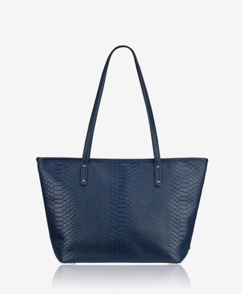 Navy Taylor Zipper Mini Tote