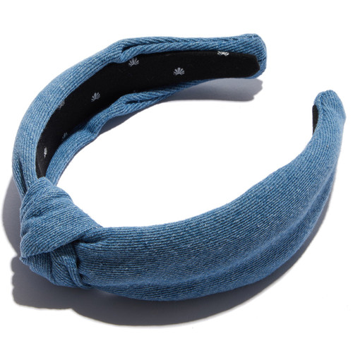 Denim Knotted Headband