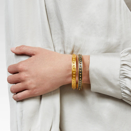 BG255G-M Gold SoHo Stacking Bangle - Medium