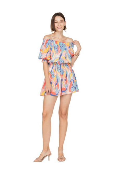 Brie Bonfire Romper