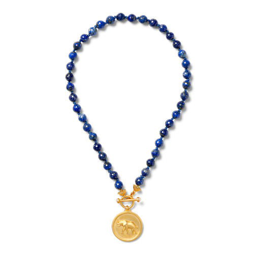 Sam's Blue Ely Pendant Necklace