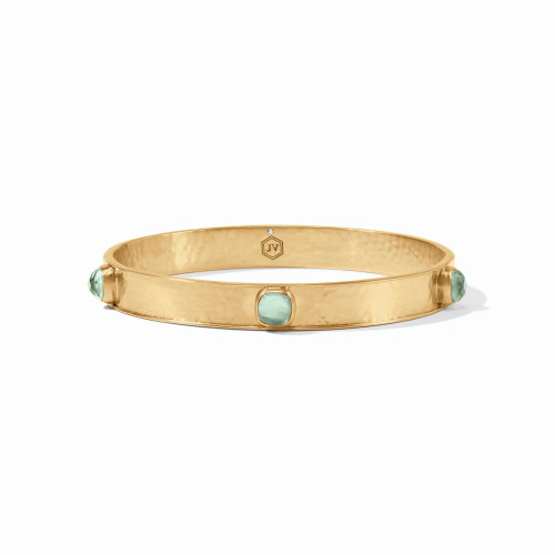 Catalina Stone Bangle - Aquamarine Blue 