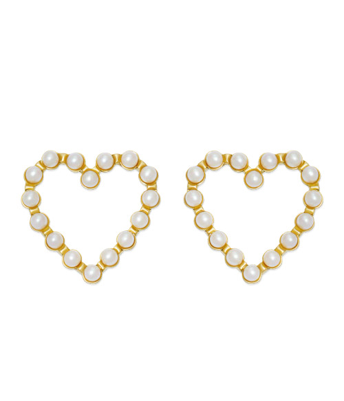 Sweetheart Pearl Earring