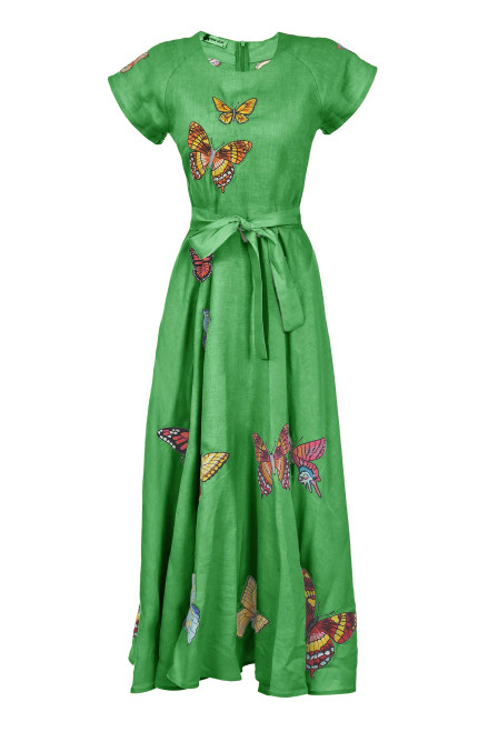 Papiyon Dress in Kelly Green