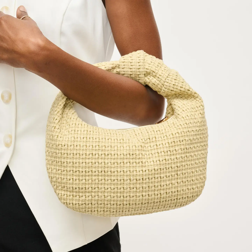 Tracy Clutch - Tweed Yellow