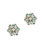 Petite Fleur Aqua Earrings