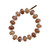 Rootbeer Beaded Country Club Bracelet