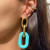 Blue Shakedown Earring